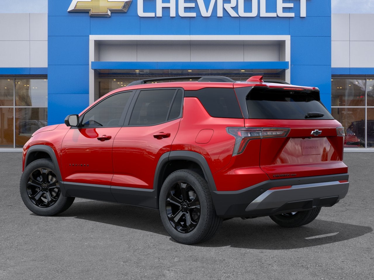 2027 Chevrolet Equinox — rear three-quarter view