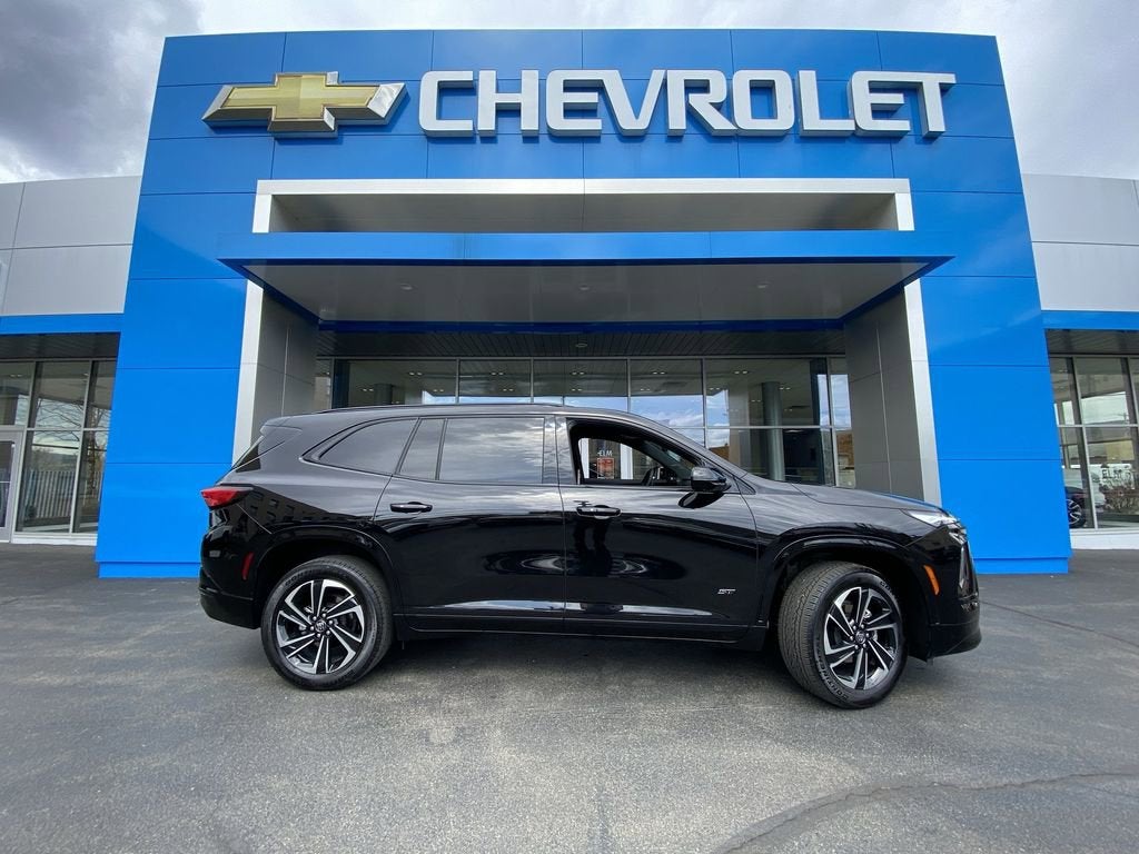 2025 Buick Enclave Sport Touring in Ebony Twilight Metallic — front three-quarter view